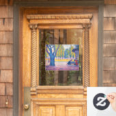 ポール・シニャック – セントトロペの泉デリス ウィンドウサイン (ホームデコレーション)