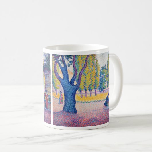 ポール・シニャック – セントトロペの泉デリス コーヒーマグカップ (正面右)