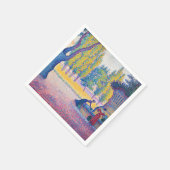 ポール・シニャック – セントトロペの泉デリス スタンダードカクテルナプキン (角)