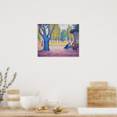 ポール・シニャック – セントトロペの泉デリス ポスター (キッチン)