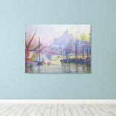 ポール・シニャック - マルセイ ル・ノートルダム・ド・ラ・ギャルド キャンバスプリント (インサイチュ (ウッドフロア))