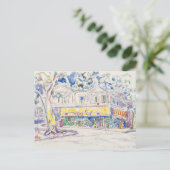 ポール・シニャック・メゾンデ・ヴァン・ゴッホ・アルズ1933 ポストカード (スタンド正面)