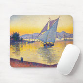 ポール・シニャック - 夕焼けの港、作品236 マウスパッド (マウス)
