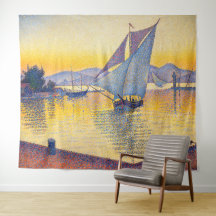ポール・シニャック - 日没の港、作品236