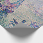 ポール・シニャック - 緑の帆 ラッピングペーパー (角)