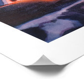 ポール・ジャクソン「合議火」水彩 ポスター (角)