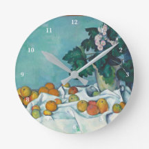 ポール・セザンヌさん，リンゴとプリンローズと共に静かに生きる