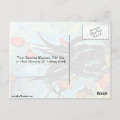 ポール・セザンヌによるチューリップ付きスチルライフ花瓶 ポストカード (裏面)