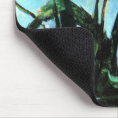 ポール・セザンヌによる花瓶のチューリップヴィンテージ・アート マウスパッド (コーナー)