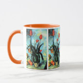 ポール・セザンヌによる花瓶のチューリップヴィンテージ・アート マグカップ (左)