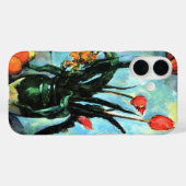 ポール・セザンヌによる花瓶のチューリップヴィンテージ・アート Case-Mate iPhoneケース (裏面 (横))
