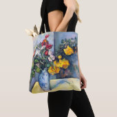 ポール・セザンヌによる花瓶の静物画 トートバッグ (クローズアップ)