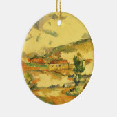 ポール・セザンヌによる『聖ビクトワール山』、ヴィンテージ・アート セラミックオーナメント (右)