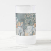 ポール・セザンヌのカーテンを使った静物詩 フロストグラスビールジョッキ (中央)