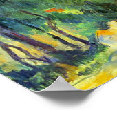 ポール・セザンヌの土地風景 ポスター (角)