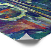 ポール・セザンヌの森の橋 ポスター (角)