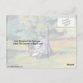 ポール・セザンヌの画家 ポストカード (裏面)