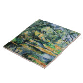ポール・セザンヌの絵画「小川」 タイル (側面)