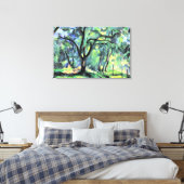 ポール・セザンヌの絵画、森 キャンバスプリント (インサイチュ (寝室))