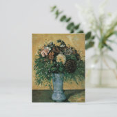 ポール・セザンヌの青い花瓶の花(ヴィンテージアート) (スタンド正面)