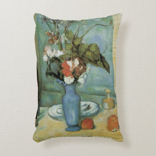 ポール・セザンヌの青い花瓶 アクセントクッション (正面(垂直))