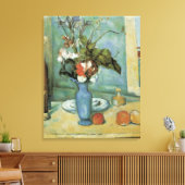 ポール・セザンヌの青い花瓶 キャンバスプリント (インサイチュ (リビング))