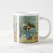 ポール・セザンヌの青い花瓶 ジャンボコーヒーマグカップ (右)