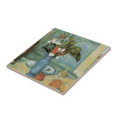 ポール・セザンヌの青い花瓶 タイル (側面)