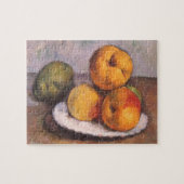 ポール・セザンヌの静物画（ブドウ、リンゴ、梨） ジグソーパズル (横)