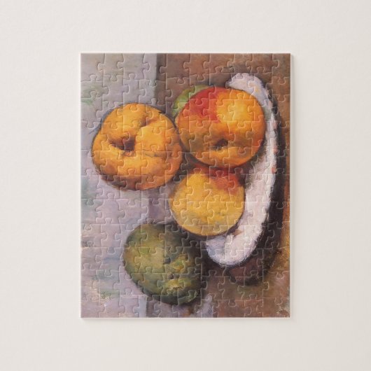 ポール・セザンヌの静物画（ブドウ、リンゴ、梨） ジグソーパズル (縦)