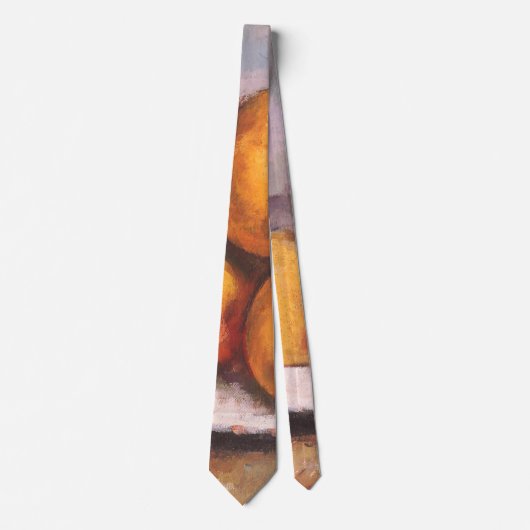 ポール・セザンヌの静物画(ブドウ、リンゴ、梨) ネクタイ (正面)