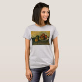 ポール・セザンヌの静物画「リンゴ」 Tシャツ (正面フル)