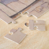 ポール・セザンヌの「木々の間から見る風景」ヴィンテージ・アート ジグソーパズル (側面)