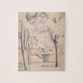 ポール・セザンヌの「木々の間から見る風景」ヴィンテージ・アート ジグソーパズル