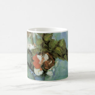 ポール・セザンヌの『青い花瓶(花と果物)』 コーヒーマグカップ
