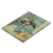 ポール・セザンヌの『青い花瓶（花と果物）』 ノートブック (左側)