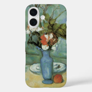 ポール・セザンヌの『青い花瓶(花と果物)』 iPhone 16ケース