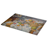 ポール・セザンヌ - かごのある静物画 カッティングボード (角)