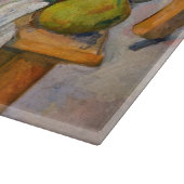 ポール・セザンヌ - かごのある静物画 カッティングボード (角)