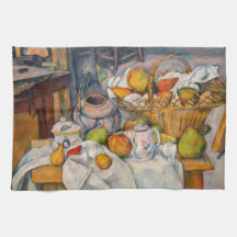 ポール・セザンヌ - かごのある静物画