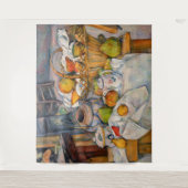 ポール・セザンヌ - かごのある静物画 タペストリー (正面)