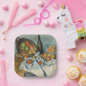 ポール・セザンヌ - りんごの籠 ペーパープレート (パーティー)