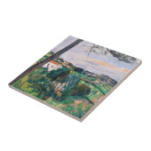 ポール・セザンヌ - エスタックの松の木 タイル (側面)