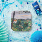 ポール・セザンヌ - エスタックの松の木 ペーパープレート (パーティー)