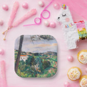 ポール・セザンヌ - エスタックの松の木 ペーパープレート (パーティー)