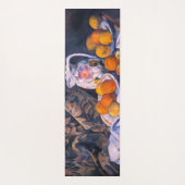 ポール・セザンヌ - カーテンがある静物 ヨガマット (裏面)