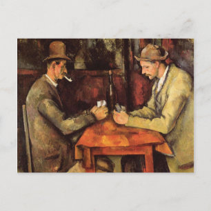 ポール・セザンヌ - カード遊び 1894 ポストカード