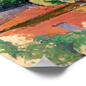 ポール・セザンヌ・ガルダン村 ポスター (角)