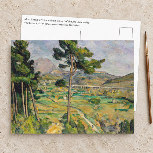 ポール・セザンヌ - サント・ヴィクトワール山と鉄道橋 ポストカード