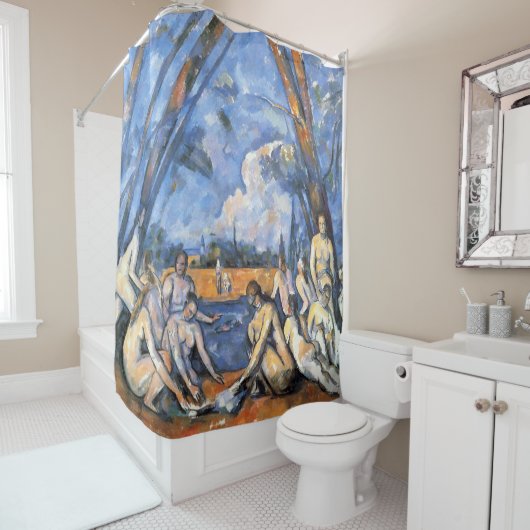 ポール・セザンヌ・シャワーカーテンの大きなバザーズ シャワーカーテン (インサイチュ)